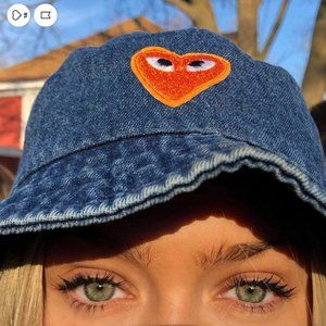 Denim Bucket Hat Size S/M